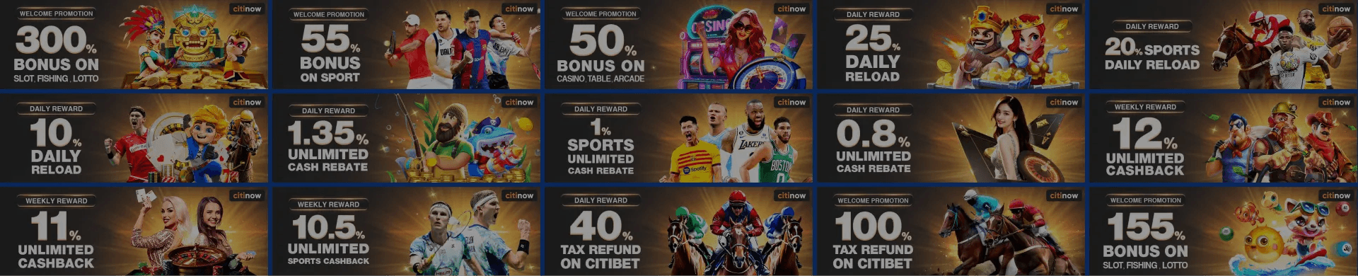 games banner grid